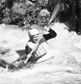 Brian Creer kayaking